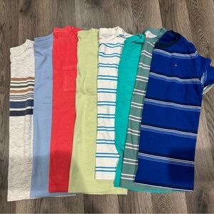 Cat & Jack Kids Colorful Striped and Solid Tees